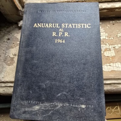 Anuarul statistic al R.P.R. 1964 foto