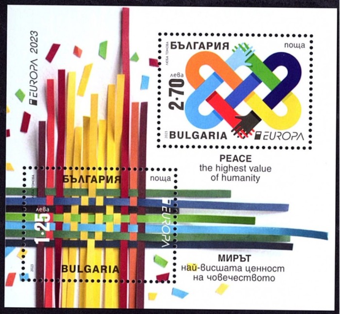 Bulgaria 2023 - Europa 2023 &ndash; The Peace S/S MNH