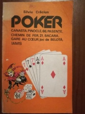 Poker. Canasta, Pinocle, 66, Pasente, Chemin de fer, BacaraSilviu Craciun foto