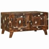 VidaXL Masă de cafea Multicolour 80 x 54 x 45 cm Lemn masiv reciclat