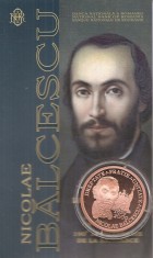 Romania 1 Leu 2009 - Nicolae Bălcescu, Tombac placat cu cupru, 37 mm, KM-234 UNC !!!