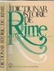 Dictionar Istoric de Rime - Olimpia Berca, Ed. Stiintifica si Enciclopedica, 1983, 367 pagini