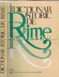 Cumpara ieftin Dictionar Istoric de Rime - Olimpia Berca, Ed. Stiintifica si Enciclopedica, 1983, 367 pagini