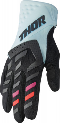 Manusi atv/cross dame Thor Spectrum, culoare negru/alb menta, marime XL Cod Produs: MX_NEW 33310237PE foto