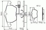 Set placute frana,frana disc AUDI A6 Avant (4B5, C5) (1997 - 2005) BOSCH 0 986 495 232