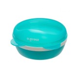 Bol 2 in 1 cu capac pentru diversificare ,U-Grow, 220 ml