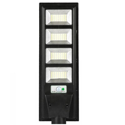 Lampa solara stradala Flippy, cu telecomanda, senzor de miscare si lumina, suport prindere, 192 LED-uri, IP65, ABS, 8AH, 200W, temperatura culoare 650 foto