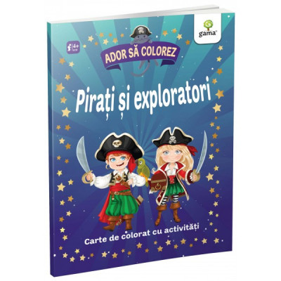 Pirati si exploratori. Ador sa colorez! foto