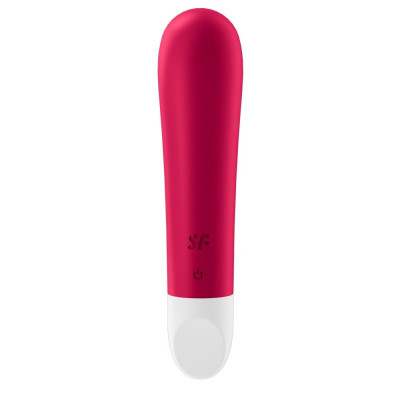 Vibrator Ultra Power Bullet 1 Silicon 12 Moduri Vibratii USB Rosu foto