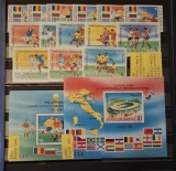 Romania MNH 1990 - Preliminariile si Campionatul Mondial de Fotbal Italia - LP 1234 1235 1237 1238