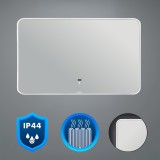 Veneția 120 oglindă cu senzor de mișcare cu iluminare led și dezumidificator 120x60 cm