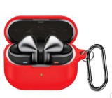 Husa protectie casti wireless, THD, compatibila Samsung Galaxy Buds3 FE, rosie