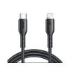 Cablu Date Si Incarcare Joyroom Flash Charge, UsbC La LightningC, Putere 30W, Lungime 1M, Negru - SA26-CL3