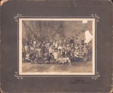 PM236N Copii la grădiniță cu educatoare, fotografie studio Lieblich, Sibiu, ante 1918