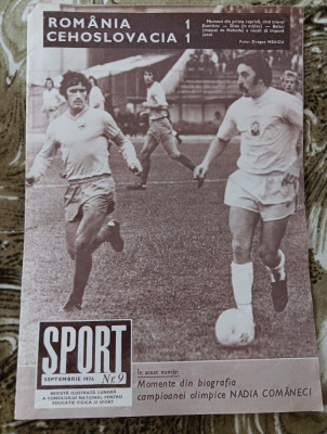 myh 112 - Revista SPORT - nr 9/septembrie 1976 foto