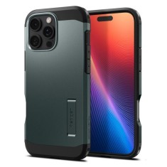 Husa pentru iPhone 16 Pro - Spigen Tough Armor MagSafe - Abyss Green foto