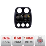 Navigatie Jeep Compass 2010-2016 5960Pro-2500 Android Octa Core Qualcomm 2K Qled 8+128 DTS DSP 360 4G Optical CarStore Technology