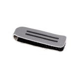 Tragator fermoar cu velcro Crisalida, 37 mm, Gri reflectorizant