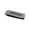 Tragator fermoar cu velcro Crisalida, 37 mm, Gri reflectorizant