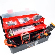 Geanta de scule cu tava de deschidere - plastic - 250 x 495 x 230 mm Best CarHome