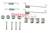 Set accesorii, saboti frana parcare NISSAN X-TRAIL (T30) (2001 - 2013) METZGER 105-0848