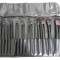 Trusa Set profesional 24 Pensule Machiaj Fard Pudra Rimel Sprancene Pensula