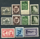 1922 , Lp 73 , Lp 73h ( nedantelate ) - primele 4 valori , Incoronarea Regelui Ferdinand la Alba Iulia - MH