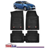 Covorase Auto TeamCar&reg; Tip Tavita Compatibile Renault Megane III Combi Facelift Negru Material Rezistent, Cauciuc
