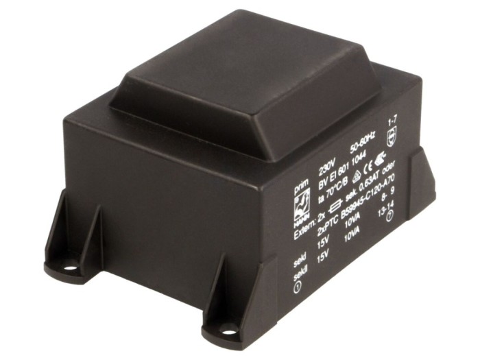 Transformator &icirc;ncapsulat 20VA 15V PCB