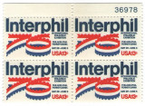 Statele Unite 1976 - expo filatelic, neuzata de 4