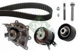 INA 530 0489 30 Set pompa apa + curea dintata