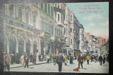 Carte postala, Constantinopole, Grande Rue de Pera, color