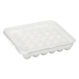 Cutie cu capac pentru depozitare oua,30 locuri,plastic,33x27x7 cm, Oem