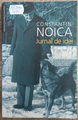 Jurnal de idei - Constantin Noica foto