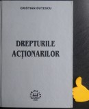 Drepturile actionarilor Cristian Dutescu