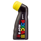 Marker cu cerneala pigmentara UNI PCM22 Posca 3-19 mm,varf buretat,galben
