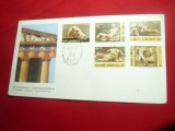 FDC Grecia 1984 - Sculpturi marmura Partenon, cu serie 5 val.