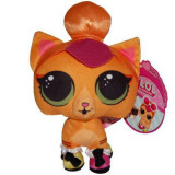 Jucarie din plus si material textil Neon Kitty, L.O.L. Surprise! Pets, 20 cm, Play By Play