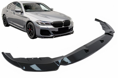 Prelungire Bara Fata Negru Lucios BMW Seria 5 G30 G31 LCI (07.2020-up) M Sport Design Performance AutoTuning foto