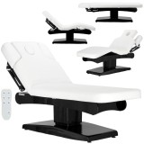 Pat de masaj electric &icirc;ncălzit masă cosmetică pentru reabilitare albă Declan