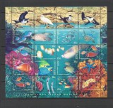 CHRISTMAS ISLAND 1998 FAUNA MARINA PASARI PESTI CORALI