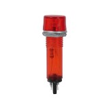 Bec martor 12Vdc 12x38mm rosu plastic