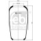 FEBI BILSTEIN 20884 Burduf, suspensie pneumatica
