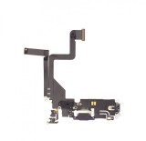 Flex Incarcare iPhone 14 Pro, Negru, Mufa Dock Conector, Banda Flex Telefon