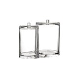 Set 2 cutii cosmetice, acrlice, transparente