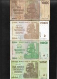 Rar! Set Zimbabwe 10000 - 50 miliarde dollars 14 bancnote, Africa