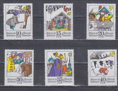 A12 S4 1 - Timbre foarte vechi - Fosta Germanie Democrata - DDR - basme foto