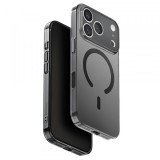 Husa MagSafe pentru Apple iPhone 17 Pro, UNIQ, AirSuit MagClick, Neagra