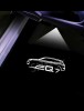 Holograme LED Usi Audi Q7 A1 A4 A5 A6 A7 A8 TT R8 Q3 Q5, Set 2 Bucati, Logo Proiector Auto