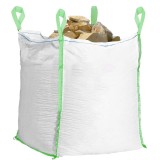 Sac gradina big bag pentru frunze si deseuri vegetale, 1000 L, 1000 kg, 90x90x120 cm, alb Household NewTrend